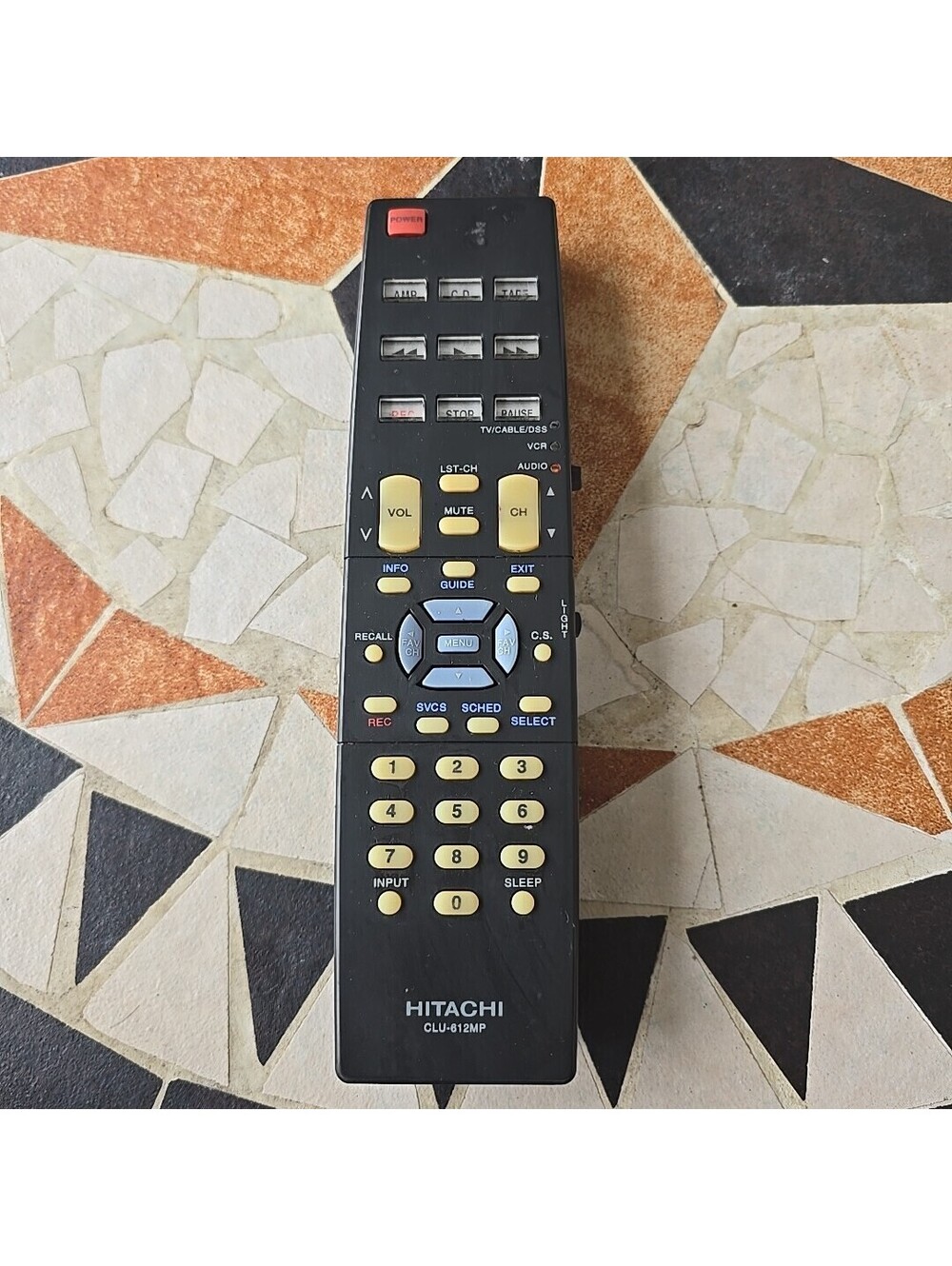 Hitachi CLU-612MP CLU612MP Remote Control OEM